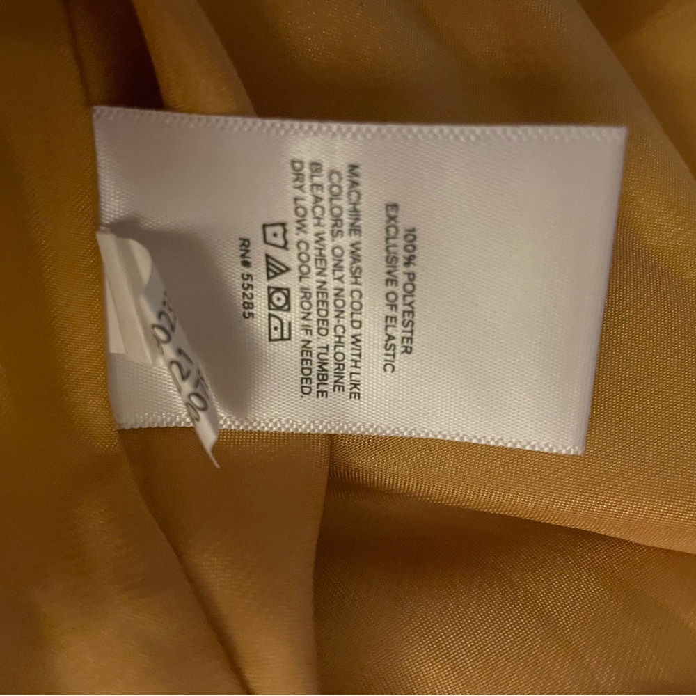 Express Printed Ruffle Sleeve Maxi Dress in Yellow - Picture 7 of 7